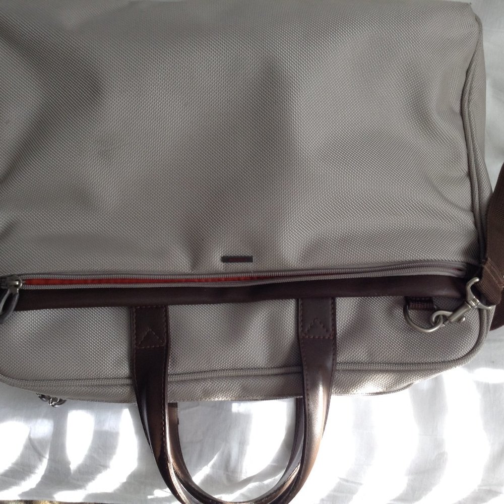 Canvas document bag -beige - Picture 8 of 11